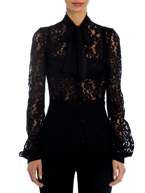 dolce and gabbana lace top